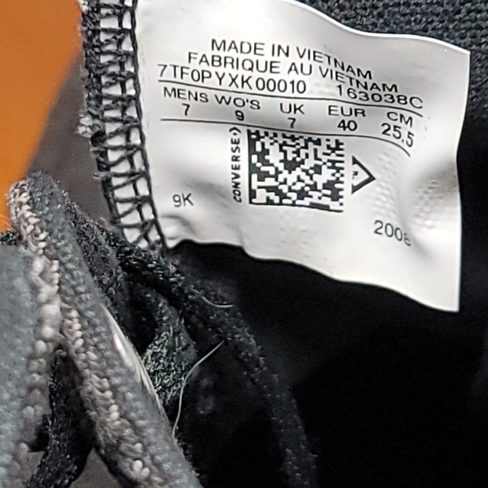 Converse Chuck Taylor All Star Sunflower Black High Top 163038C 9W 7M - Picture 6 of 10